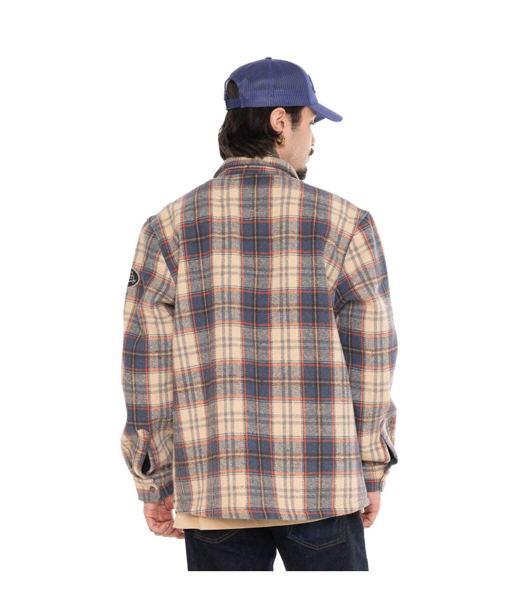 Surchemise homme en flanelle à carreaux avec poches Pepper Vondutch-2