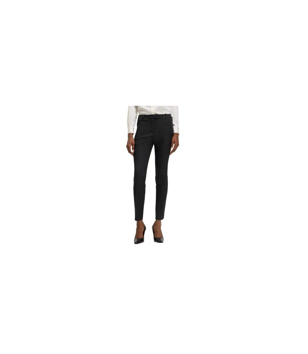 Pantalon Anaita Femme Noir Boss-1