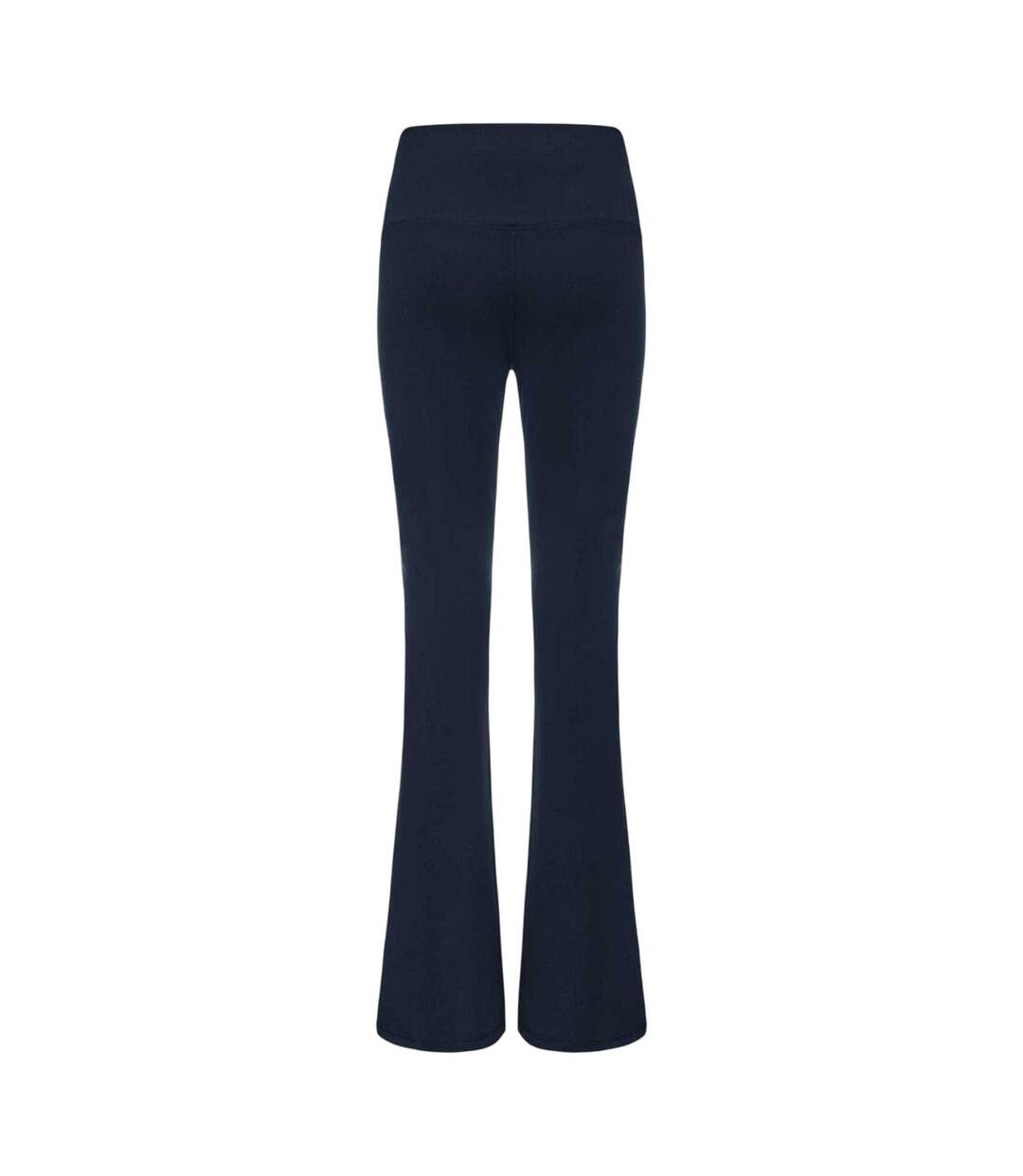 Womens/ladies Crossover Flared Leggings Blue LA Gear-2