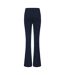 Womens/ladies Crossover Flared Leggings Blue LA Gear-2