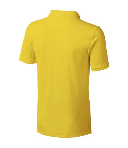 Elevate Mens Calgary Short Sleeve Polo (Yellow)