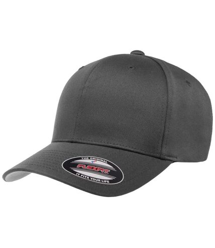 Casquette peignée wooly unisexe gris foncé Flexfit