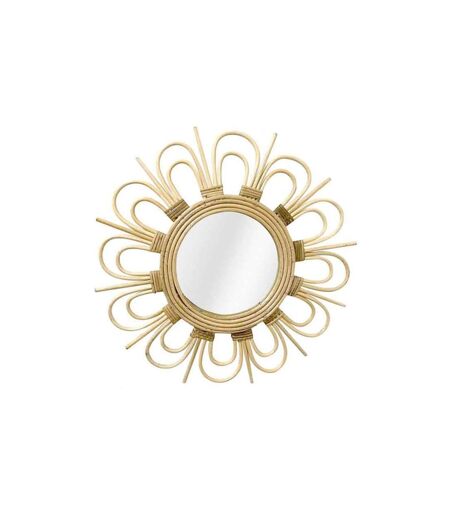 Miroir Mural Design en Rotin Aina 43cm Naturel