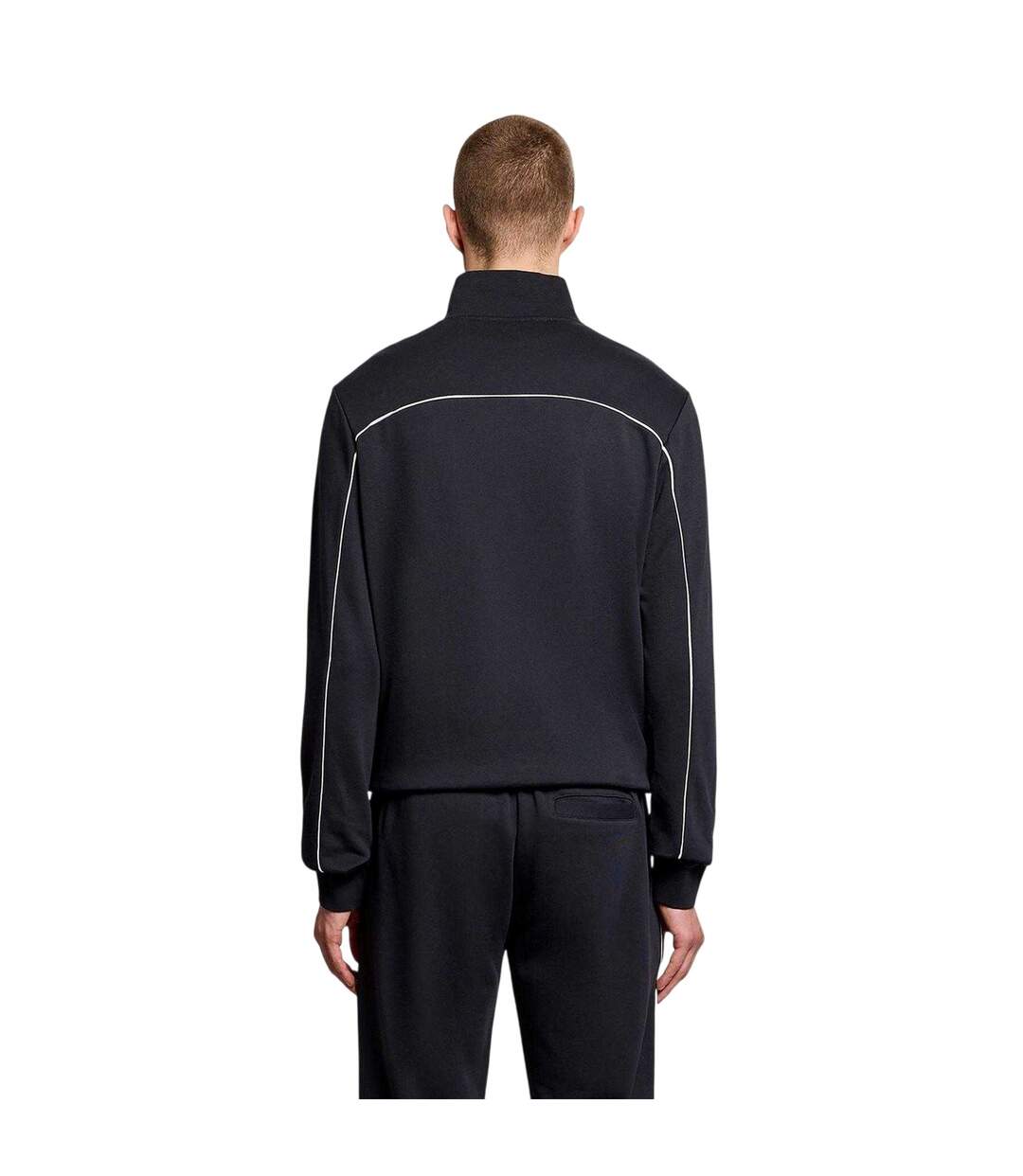 Mens Piped Tracksuit Top Dark Navy Lyle & Scott-3