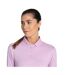 Womens/ladies Thornbury Nosilife Long-sleeved Golf Polo Shirt Orchid Craghoppers-4