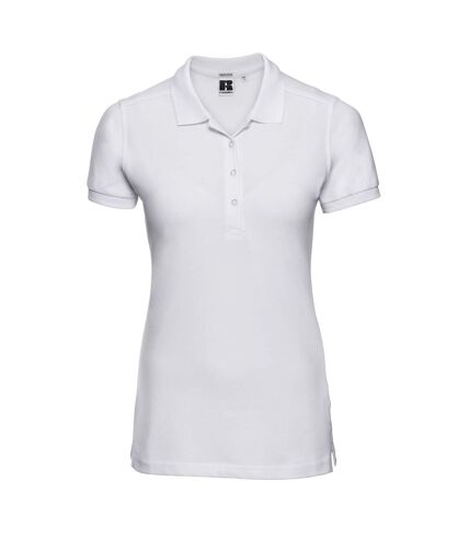 Polo femme blanc Russell