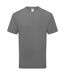 T-shirt Pure Adulte Graphite Clair Fruit Of The Loom-3