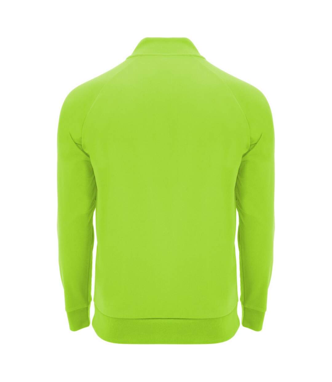 Unisex adult epiro quarter zip long-sleeved sweatshirt fluro green Roly