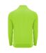 Unisex adult epiro quarter zip long-sleeved sweatshirt fluro green Roly