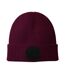 Bonnet Fashion Bordeaux Noir Beechfield-1