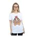 Disney Femme/Les femmes Minnie Mouse Thanksgiving Turkey Costume Cotton Boyfriend T-Shirt (Blanc) - UTBI37562-2