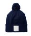 Bonnet Motif/style Pompon Bleu Marine Oxford Blanc Beechfield-3