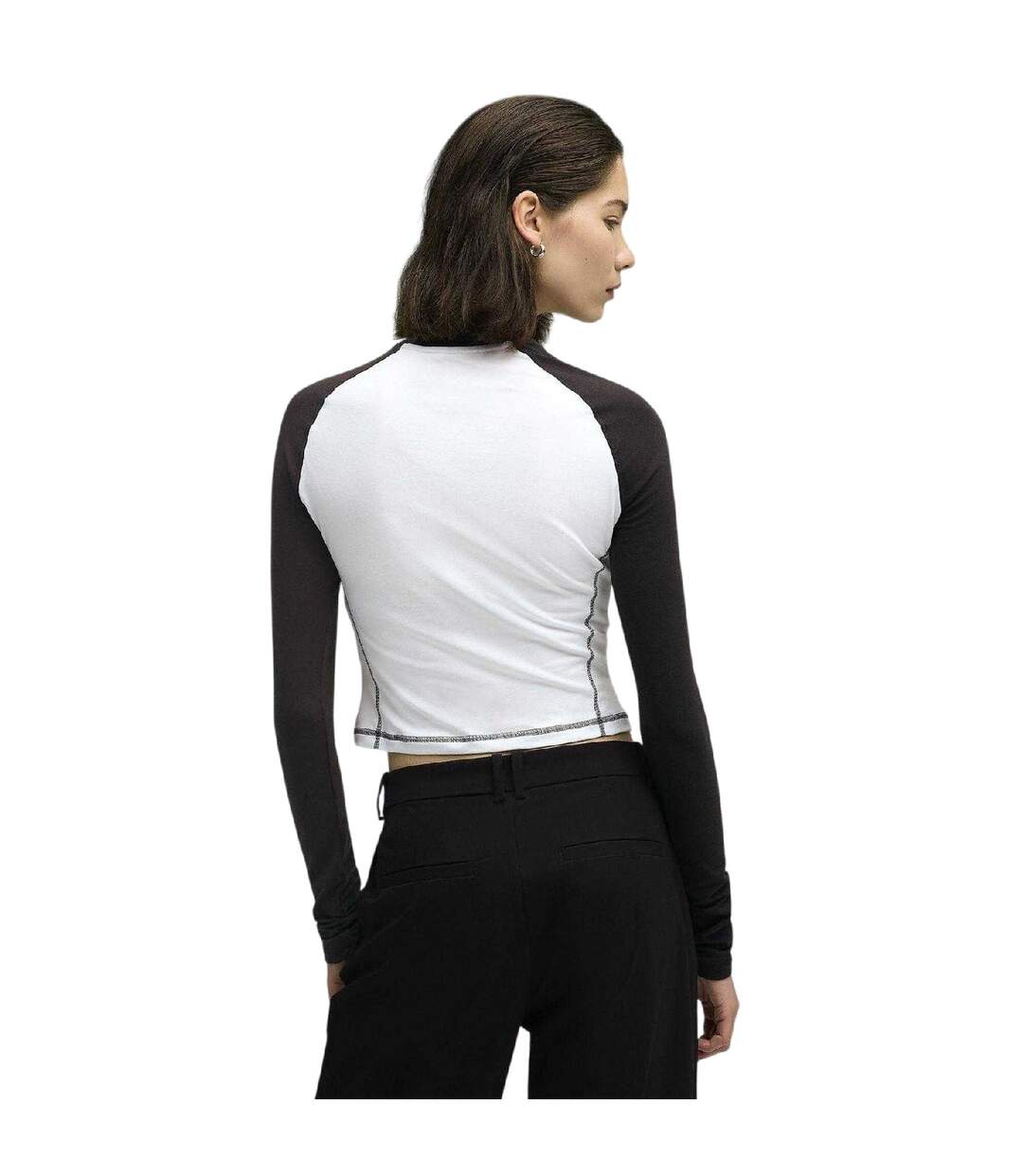 T-shirt Manches Longues Motorsport Femme Blanc  Puma-4