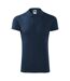 Mens Victory Polo Shirt Navy Blue Malfini-1