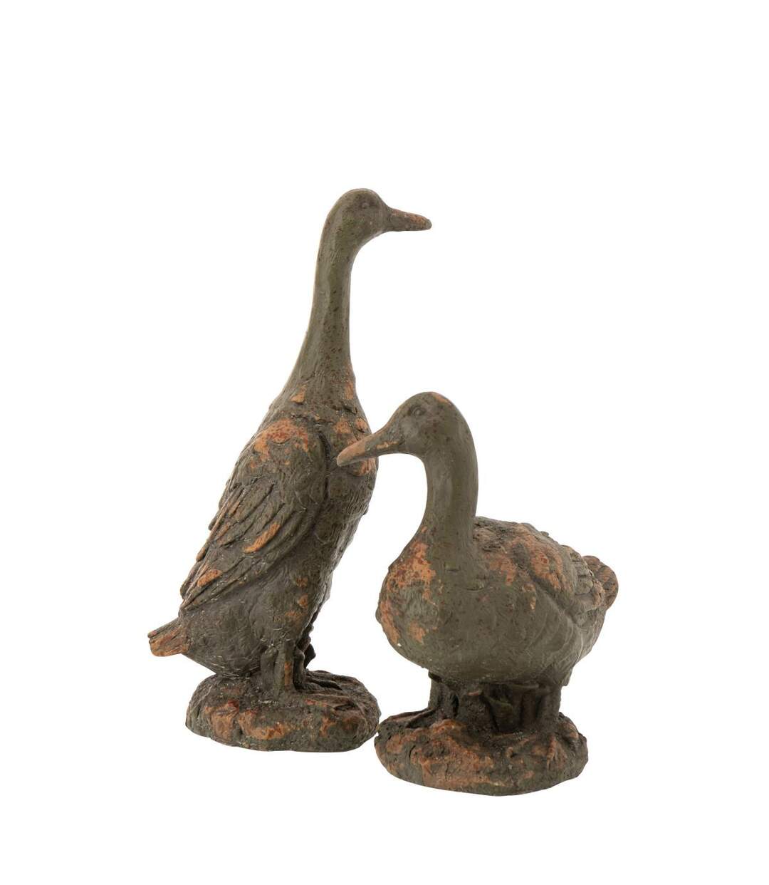 Statue Canard d'Extérieur Antik 55cm Vert Foncé-3