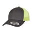 Casquette Trucker Charbon Vert Néon Flexfit-3