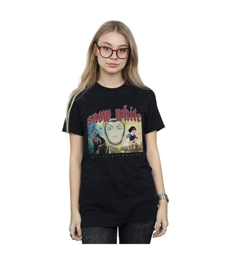 Disney - T-shirt SNOW WHITE AND QUEEN GRIMHILDE - Femme (Noir) - UTBI17089