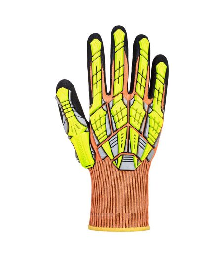 Unisex adult a727 dx vhr impact resistant safety gloves xl orange Portwest