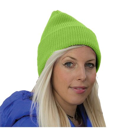Result Winter Essentials Core Softex Beanie Hat (Lime) - UTRW5165