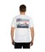 T-shirt Motif/style Imprimé Au Dos Throwback Homme Blanc Hurley-4