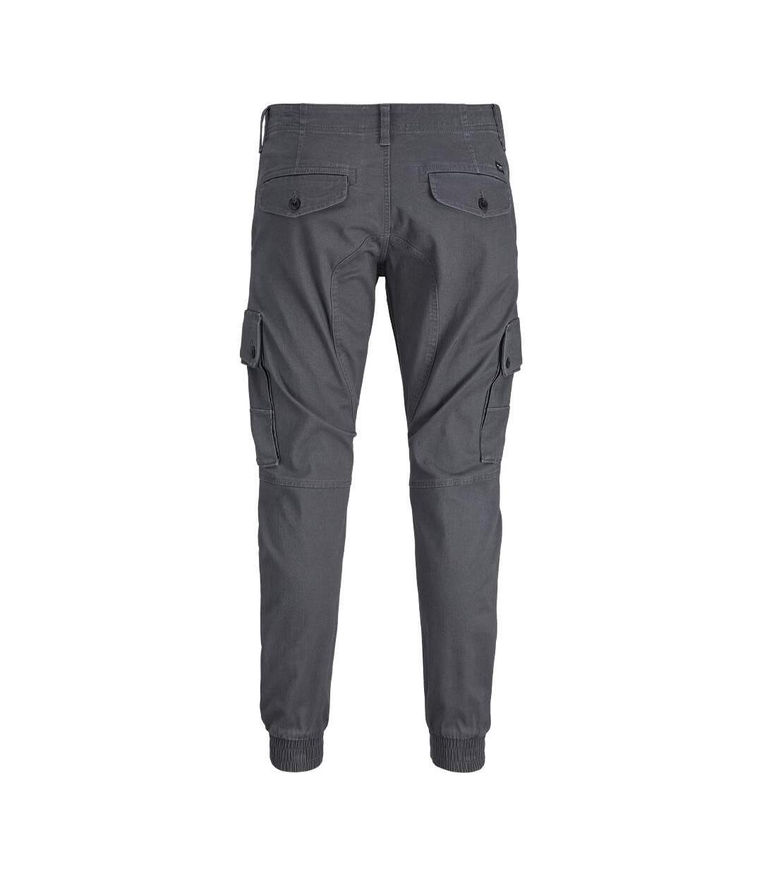 Pantalon cargo gris homme jack & jones warner 12167596 - w28-l32-2