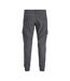Pantalon cargo gris homme jack & jones warner 12167596 - w28-l32-2
