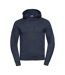 Mens Authentic Hoodie French Navy Russell-1