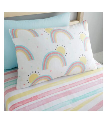 Rainbow & sunshine duvet cover set multicoloured Generic