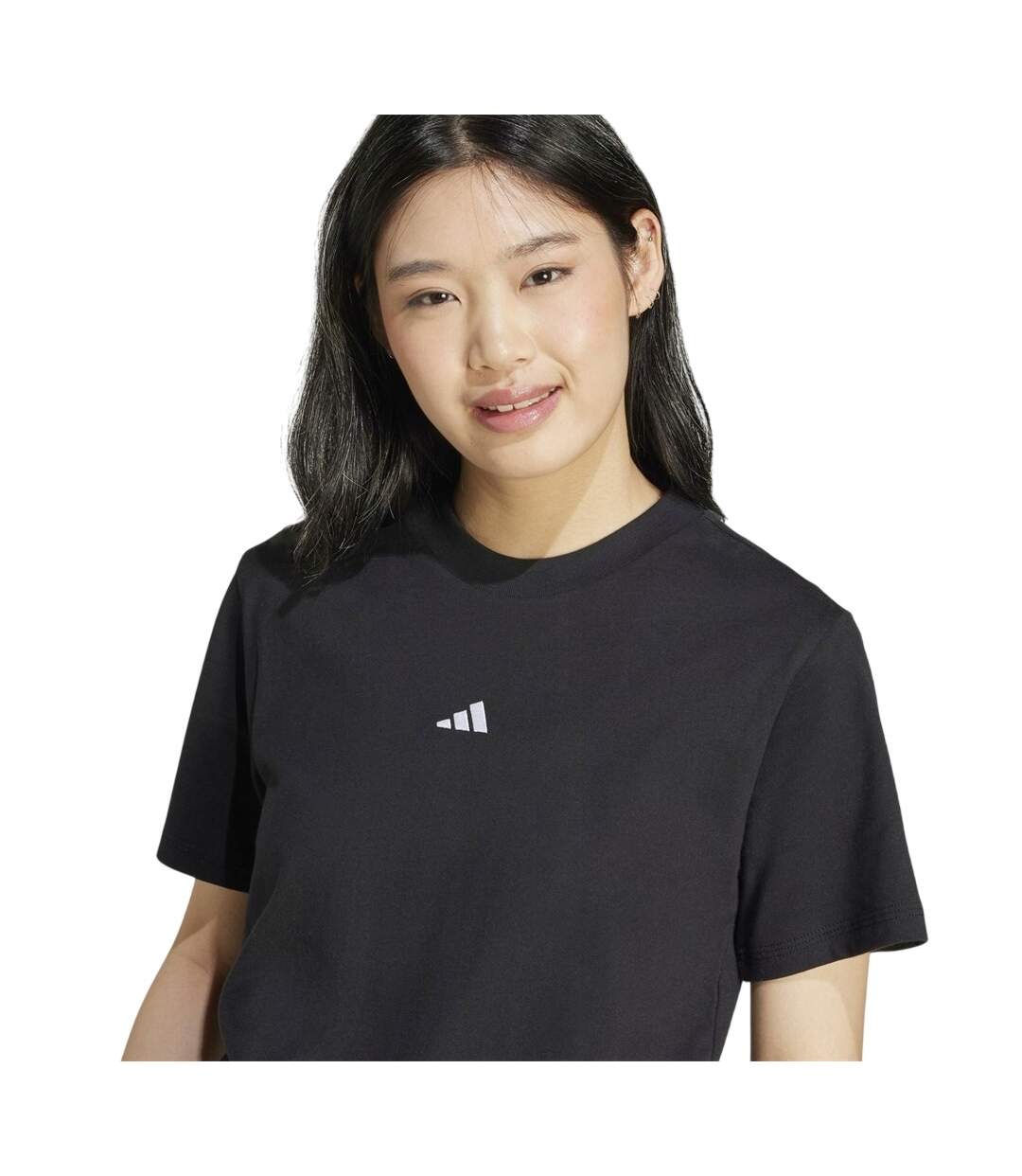 T-shirt Femme Noir Adidas-4