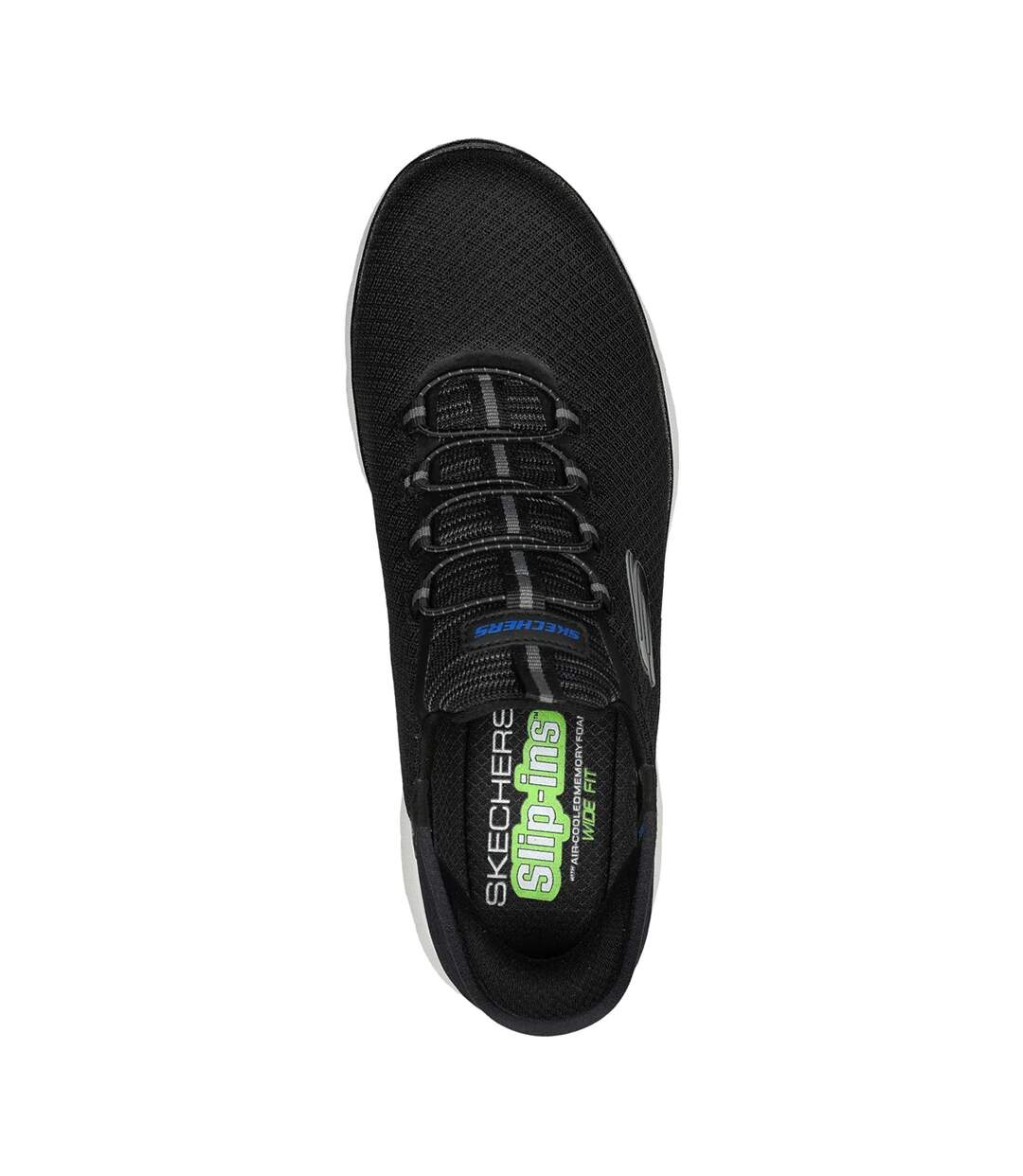 Mens summits high range trainers black Skechers-4