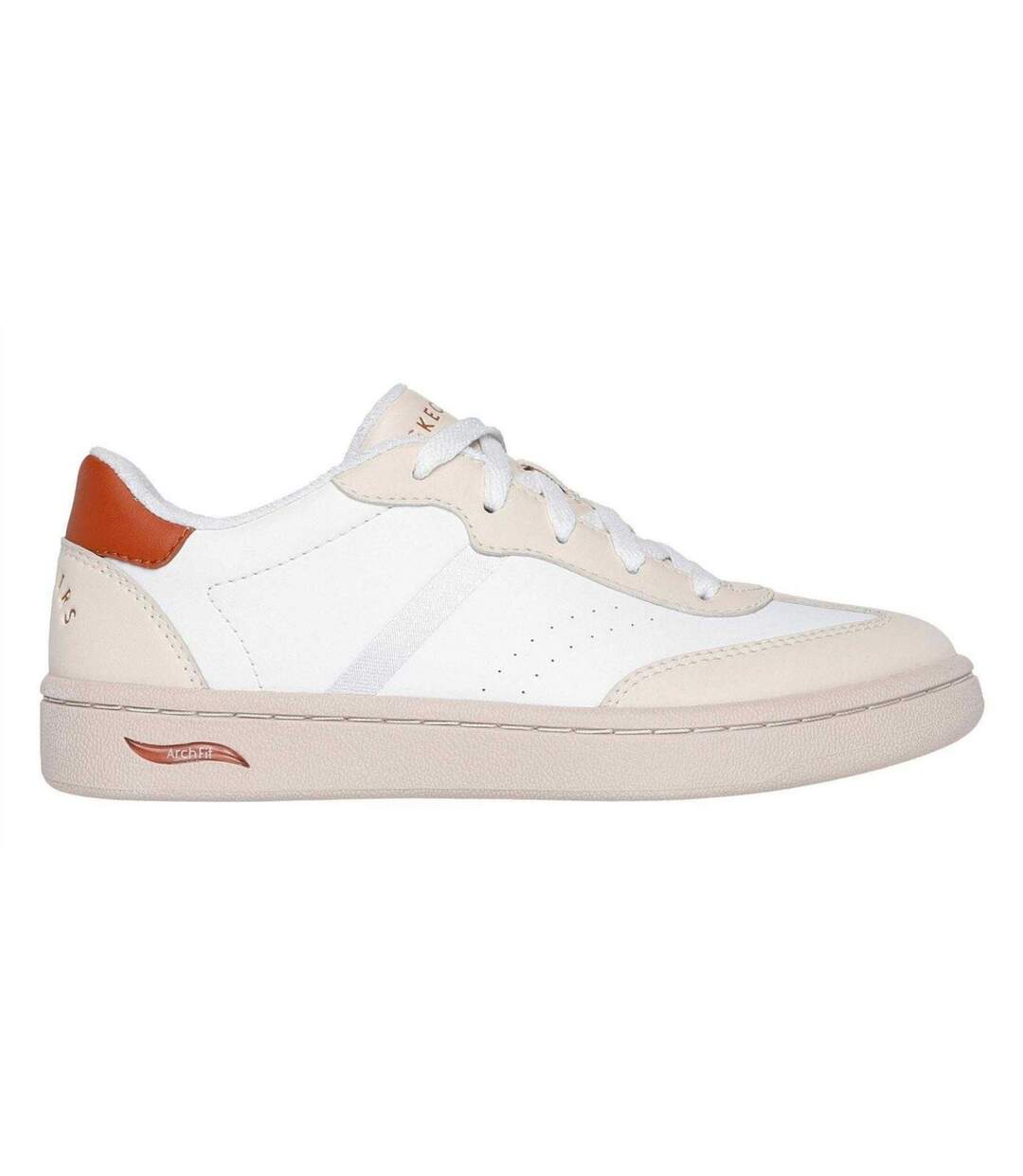Womens/ladies Af Classic Arch Fit Trainers Tan Skechers-1