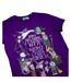 T-shirt Motif/style Citation Adulte Violet The Nightmare Before Christmas-3