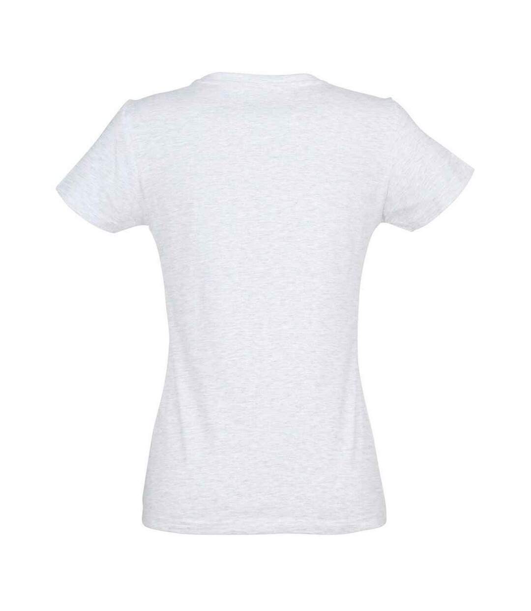 T-shirt Imperial Femme Cendre Chiné SOLS-2