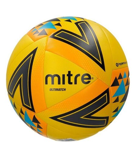 Mitre - Ballon de foot ULTIMATCH (Jaune / Noir) (Taille 5) - UTCS202
