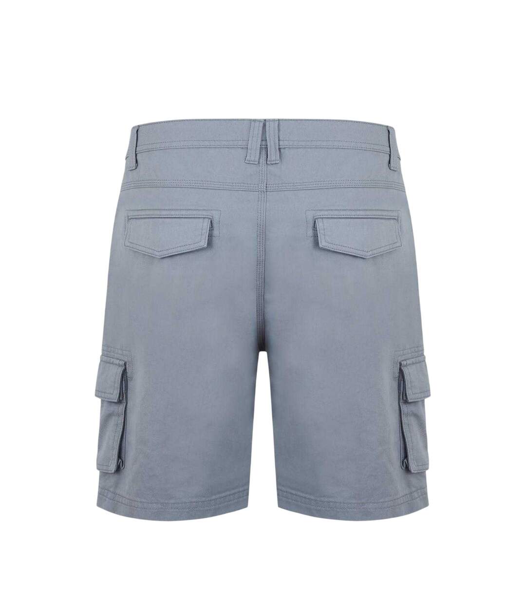 Short À Poches Motif/style Uni Homme Gris Clair SoulCal-2