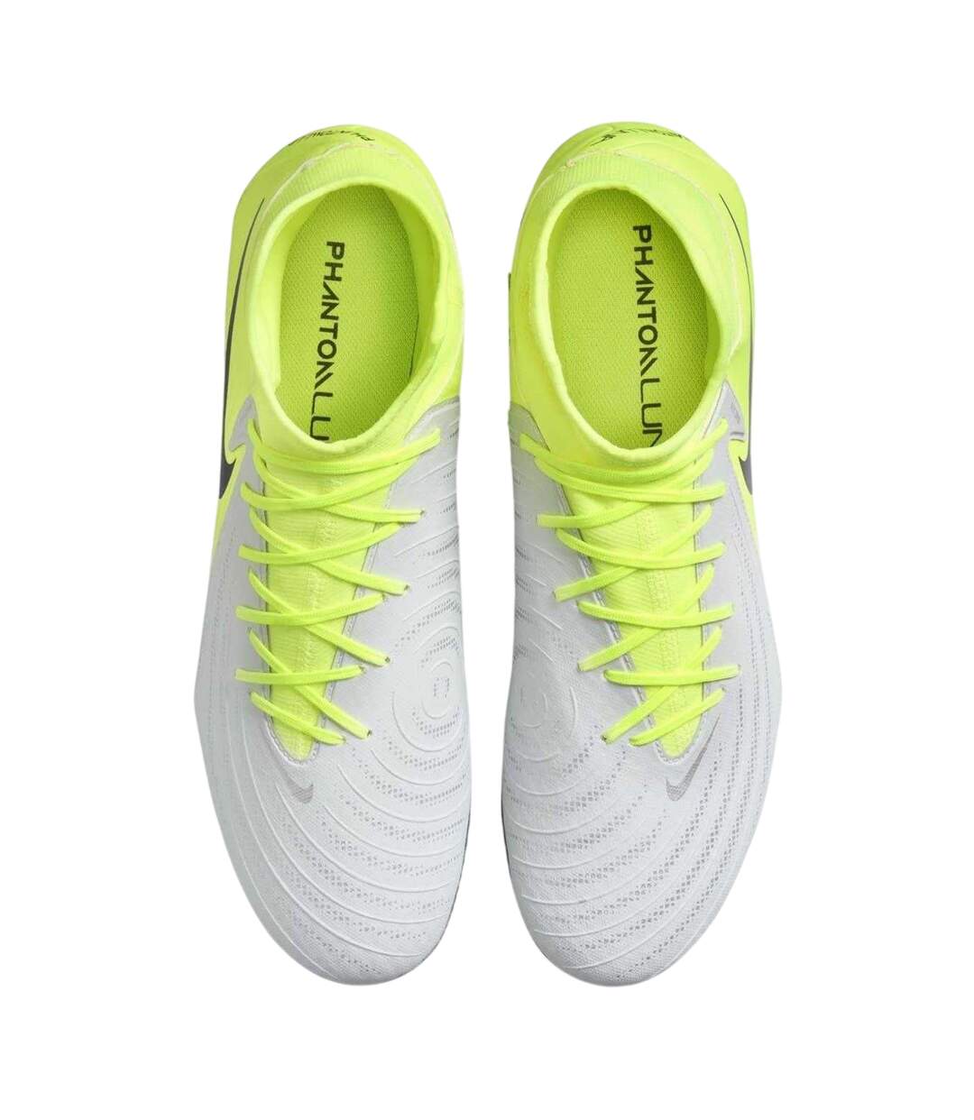 Chaussures De Foot Pour Terrain Ferme Phantom Luna Academy Homme Argenté Vert Fluo Nike-4