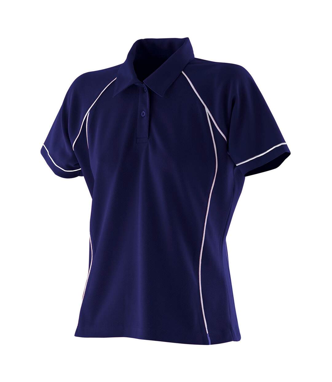 Polo femme bleu marine / blanc Finden & Hales