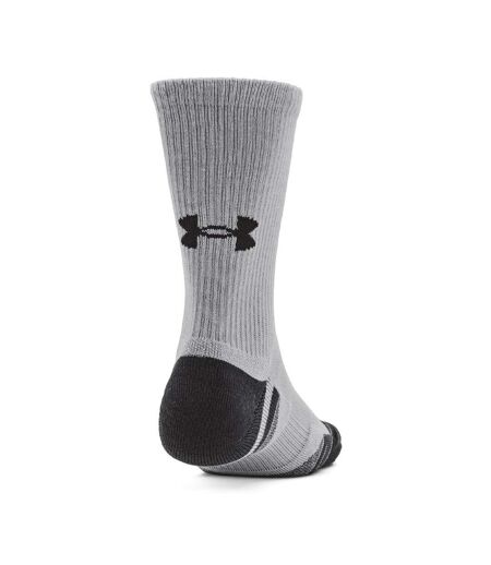 Lot de 3 paires de chaussettes blanches/grises/noires homme under armour performance tech