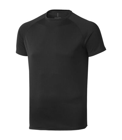 Elevate Mens Niagara Short Sleeve T-Shirt (Solid Black)