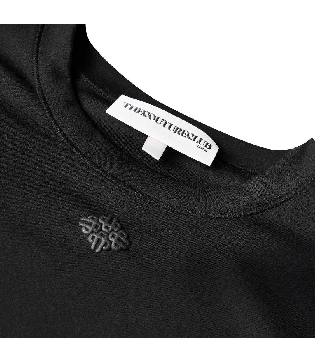Womens/ladies Sculpting Long-sleeved T-shirt Black Couture Club-4
