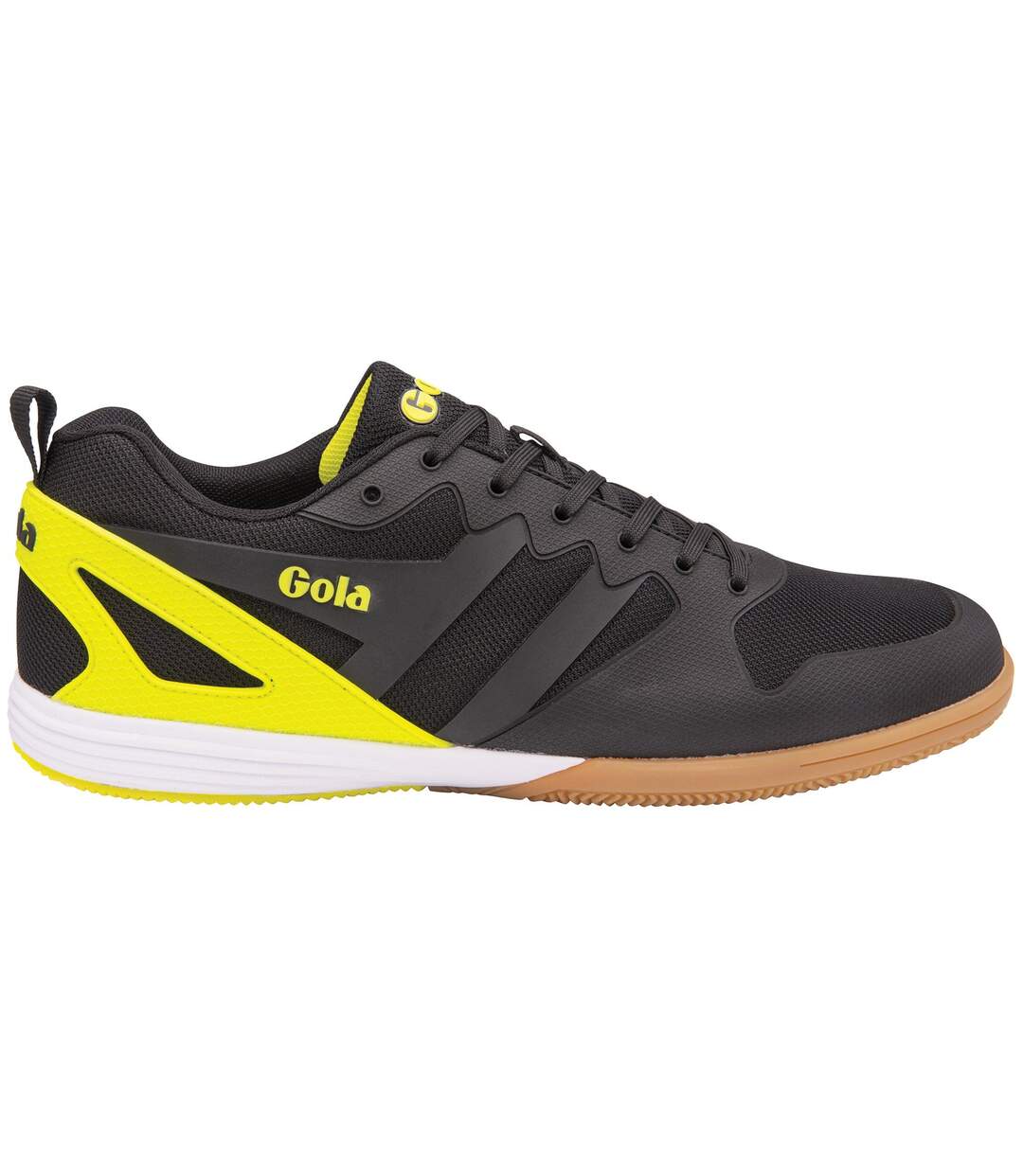 Chaussures de salle echo tx homme noir / jaune Gola-3