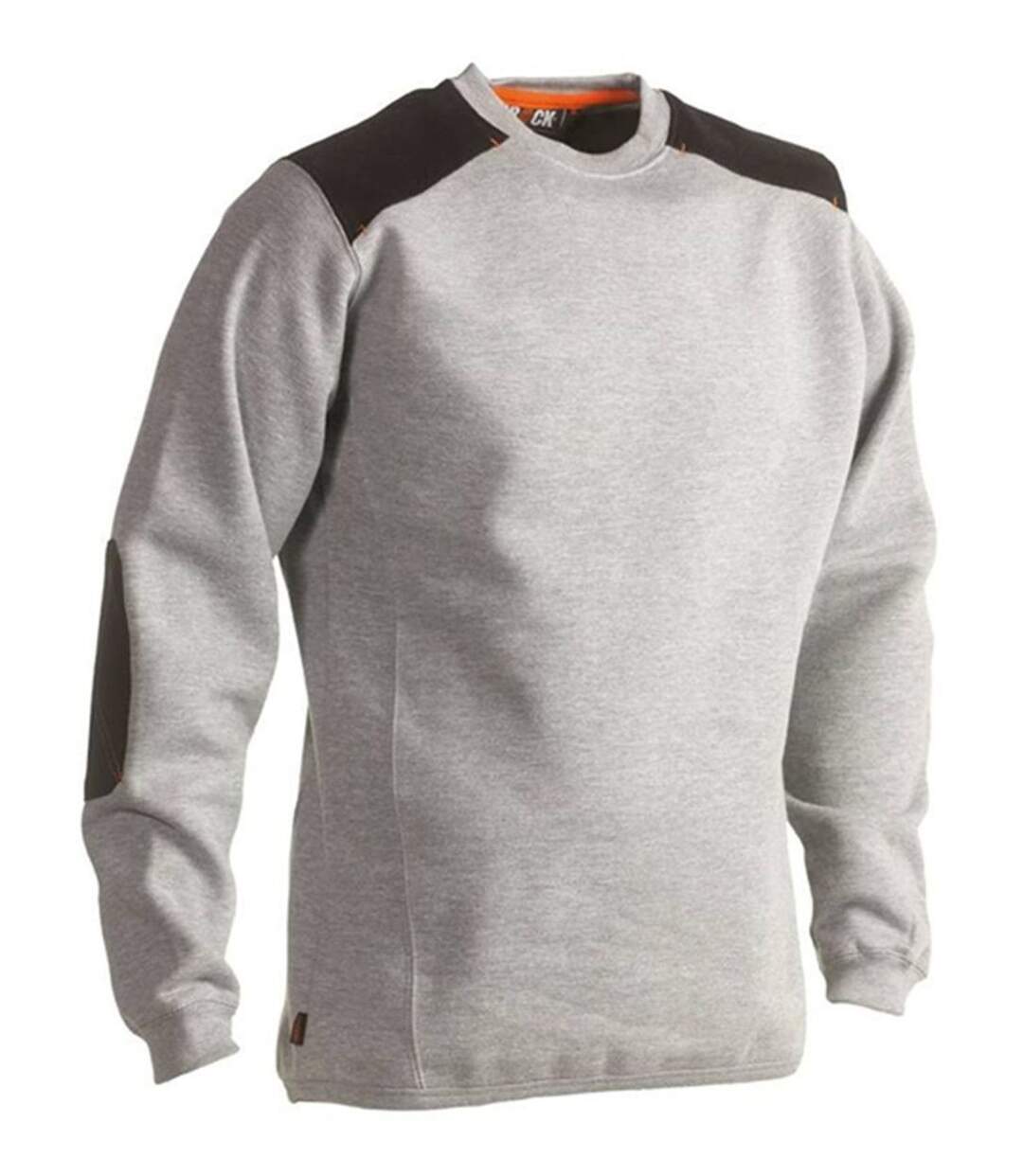 Sweat de travail - Homme - HK341 - gris chiné