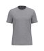 Unisex Adult Anti-bacterial Short-sleeved T-shirt Oxford Grey WK. Designed To Work-1