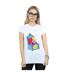 Disney T-shirt en coton Donald Duck King Donald pour femmes/femmes (Blanc) - UTBI32205-2