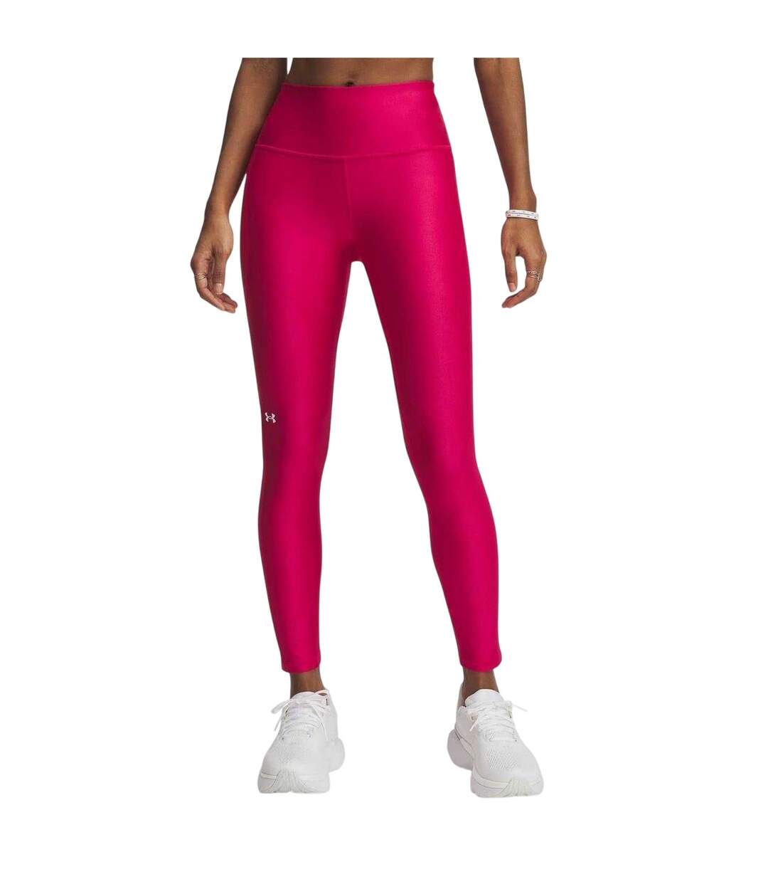 Legging Heatgear Femme Fuchsia Blanc Under Armour-2