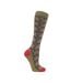 Pack Of 3  Unisex Adult Gingerbread Christmas Boot Socks  Green Red Hy-3