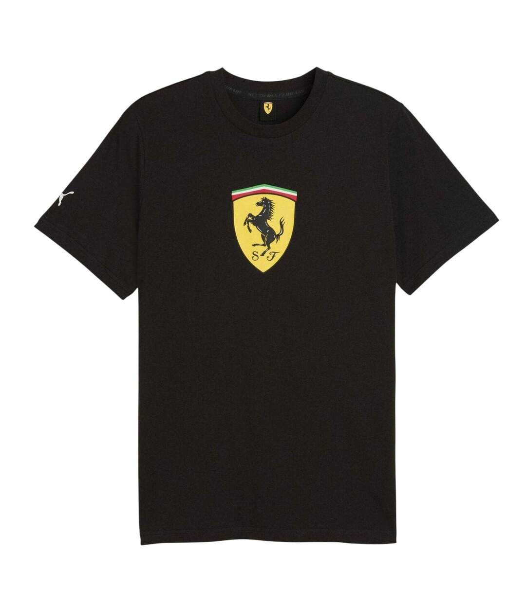 T-shirt Motif/style Ferrari Homme Noir  Puma-2