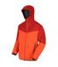 Regatta Great Outdoors Mens Imber II Lightweight Waterproof Jacket (Magma Orange/Burnt Tikka Red)