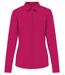 Chemise popeline manches longues - Femme - K549 - rose fuchsia