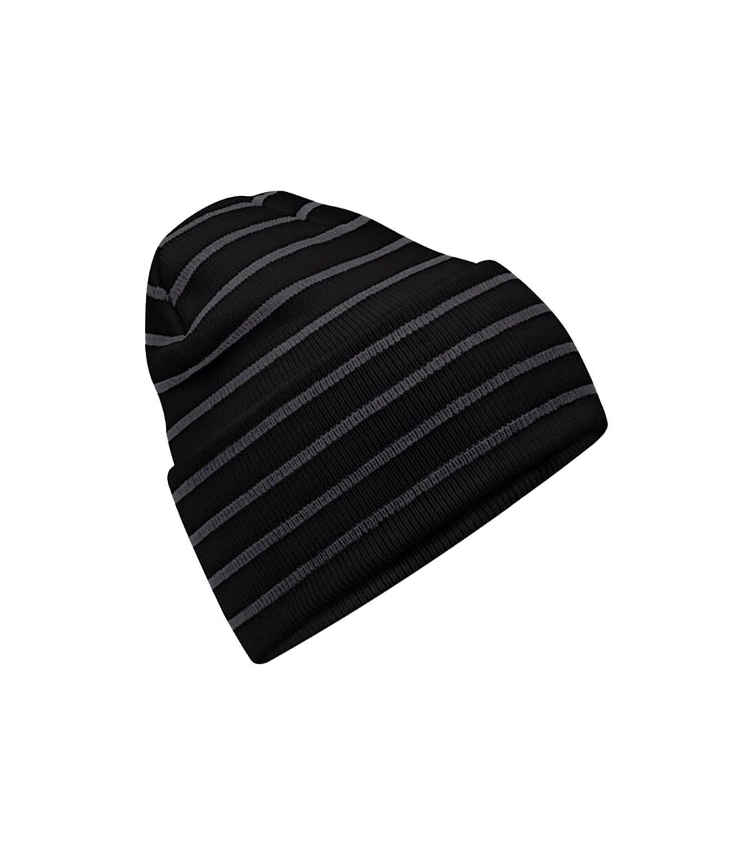 Bonnet original adulte noir / gris foncé Beechfield-1